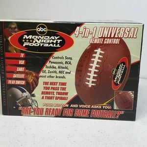 NFL Monday Night Football 4-in-1 Universal Remote Control Great for Man Cave!